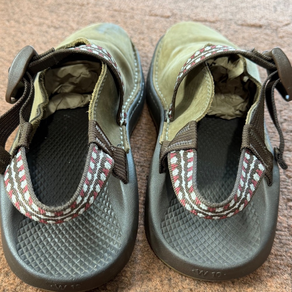 A+ Chaco Toecoop Winter Brown Leather Clogs Vibram Sole Womens 10 J101530 - Picture 2 of 7